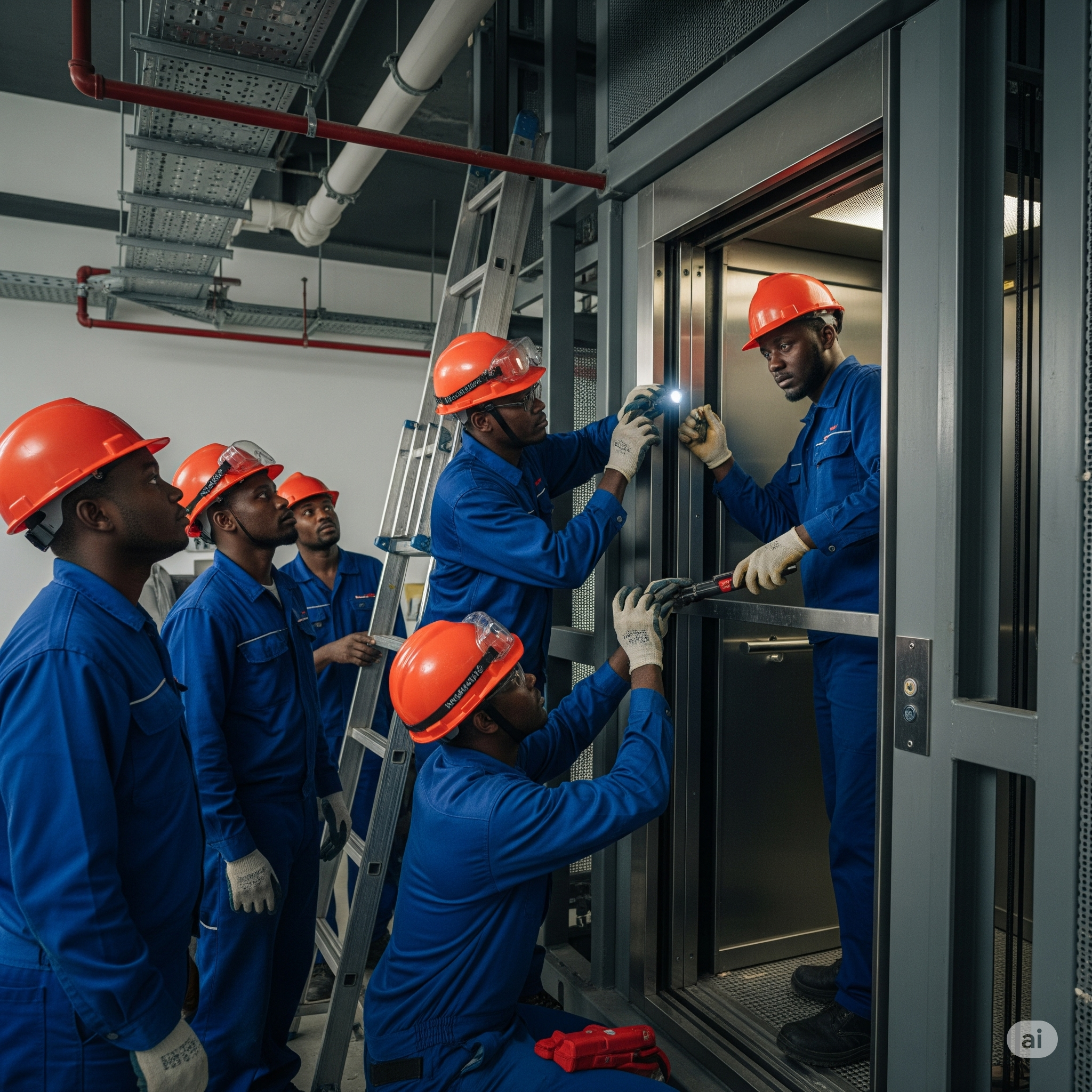shaft elevator inspection